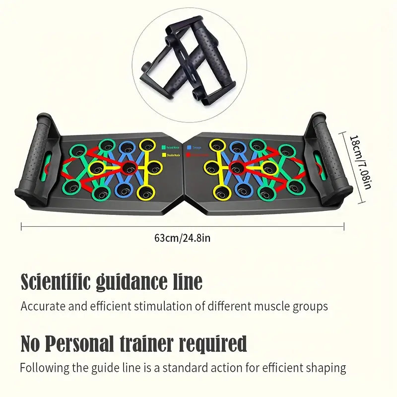 Multifunctional Home Gym Equipment - Ergonomic Push-Up Training Board