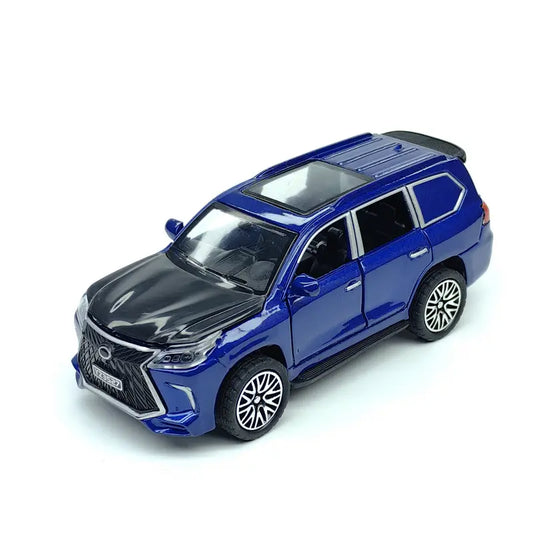 Realistic Off-Road SUV Model Car | Black Plastic & Metal Alloy