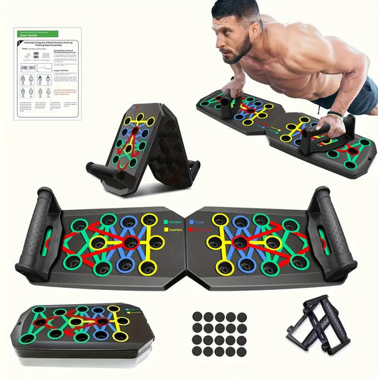Multifunctional Home Gym Equipment - Ergonomic Push-Up Training Board