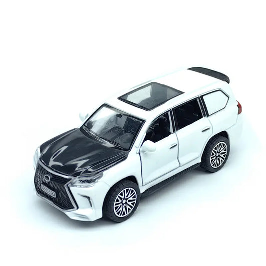 Realistic Off-Road SUV Model Car | Black Plastic & Metal Alloy